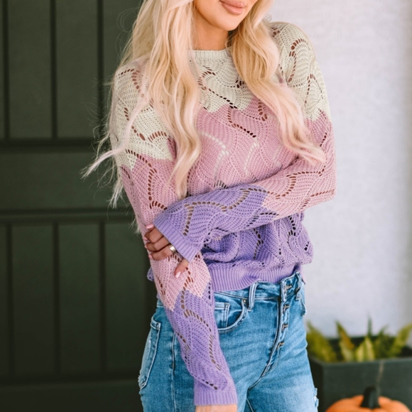 Blush Boundaries Sweater - Picture 3 of 16